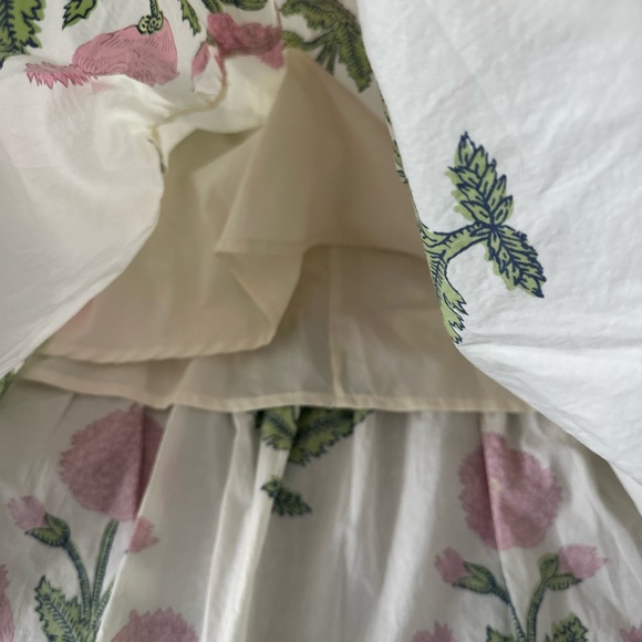 Umgee White Maxi Dress with Pink Floral Print - Picture 10 of 12